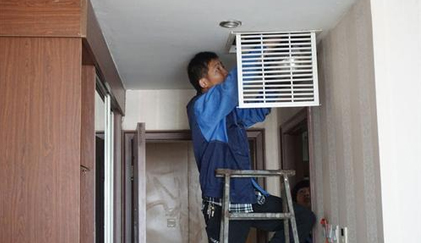 家用中央空调清洗案例